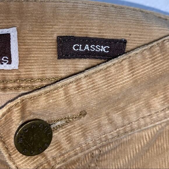 Michael Kors Classic brown tan straight leg corduroy jeans pants Men's size 36 - Picture 5 of 8